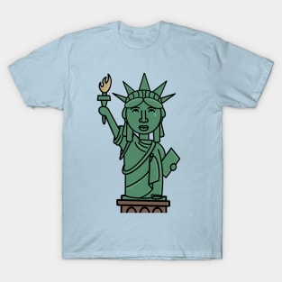 Crying Lady Liberty T-Shirt